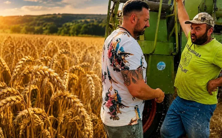 Seo sam za volan kombajna i shvatio koliko je težak posao naših ratara